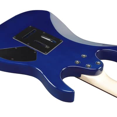 Ibanez GRX70QAL-TBB GIO GRX Electric Guitar 6-String Lefty - Transparent Blue Burst image 8
