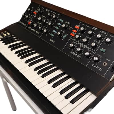 Moog Minimoog Model D 44-Key Monophonic Synthesizer 1979 - Black / Wood image 5