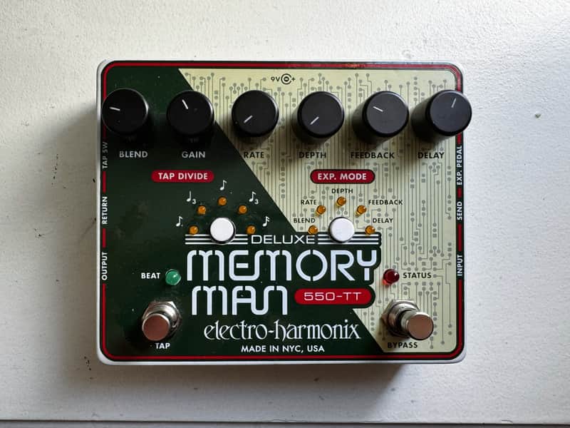 Electro-Harmonix Deluxe Memory Man 550-TT Tap Tempo Analog Delay 2012 image 1