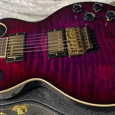 NEW! Gibson Custom Les Paul Axcess Standard Figured Top Floyd Rose Electric Guitar - Greatest Hits II - Authorized Dealer - Tri-Berry Burst - WOW! 8.3lbs - G07307 image 9