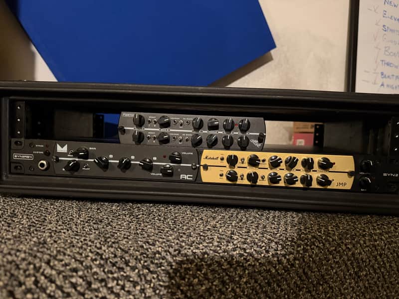 Synergy Bundle SYN-2 Rackmount Preamp, Fortin Killer Kali, Marshall JMP, Morgan AC modules SYN2, Killer Kali, Morgan AC, Marshall JMP 2025 - 2026 - Black