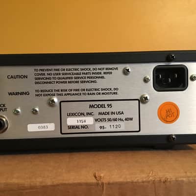 Lexicon Prime Time II Model 95 Digital Delay Processor 1980s - Black image 6