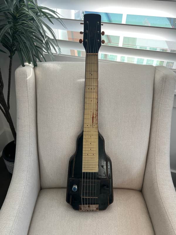 Harmony Lap Steel 1940-1950 - Black image 1
