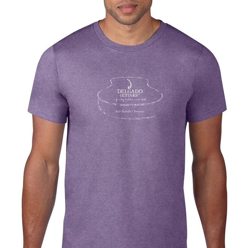 Delgado Guitars T-Shirt Purple image 1