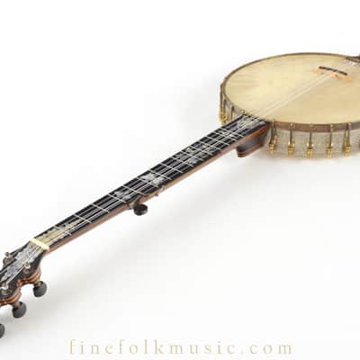 1900s CLASSIC ENGLISH 7(5)-STRING BANJO image 12