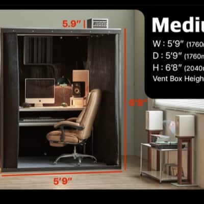 Musicus B-Free 2.0 Portable Vocal Isolation Booth 2025 image 8