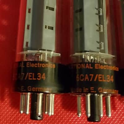 Tubes El34 Quad Rft/Siemens/Telefunken/National 1970,s? image 3