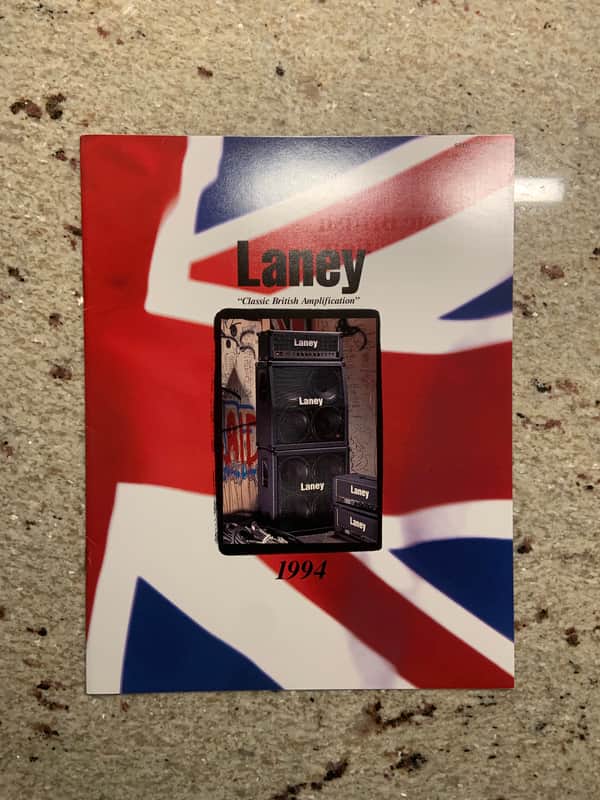 Vintage 1994 Laney Amplifier Catalog! image 1