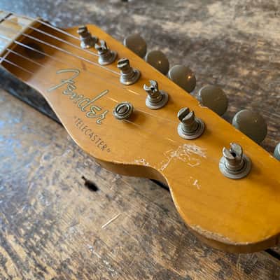 Fender Japan Vintage 1990 Telecaster 1952 Reissue FujiGen A-Serial Aged Natural Ash & Hardcase image 8