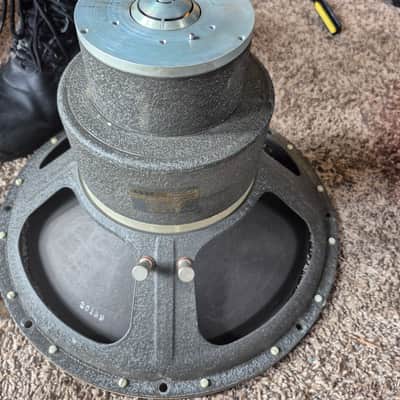 Altec Lansing 604 B duplex coaxial speakers with n1000b crossover restored early hi-fi 1949 - Grey crackle image 22