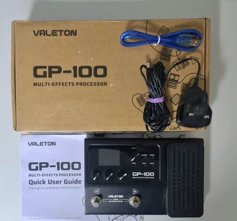 Valeton GP-100 Multi-Effects Processor 2020 - Present - Black image 1