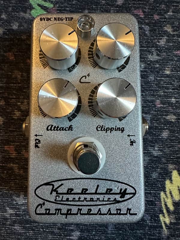 Keeley C4 4-Knob Compressor Silver
