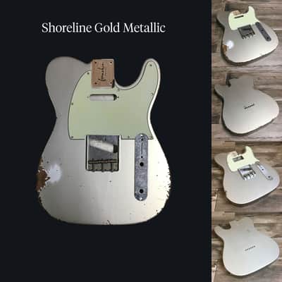 Made to Order - FRANCHIN Mars guitar body Relic Aged 100% Nitro Lacquer (Butterscotch/ Sunburst/ Black/ White/ Blue/ Green/ Yellow/ Red/ Pink/ Burgundy/ Purple/ Gold/ Silver, etc.) Basswood Poplar Telecaster-Tele-T-Style Made in Italy image 24