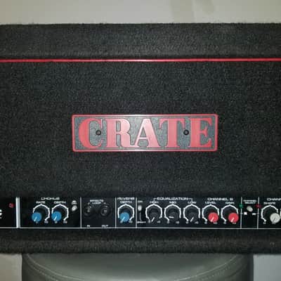 Crate G-120c 4-way Stereo Head W/ Original Crate 3 Button Footswitch & Matching 2x12 Cab / Celestion G12M70 image 5