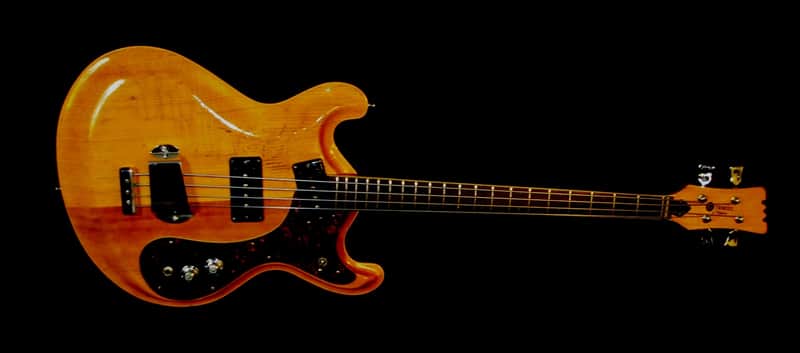 Mosrite MARK X, Model 502 JOE MAPHIS BASS 1967 Natural. Walnut Body. Spruce Top. Maple Neck. image 1