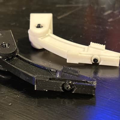 New Sennheiser MD421 mic clip (white or black) - PETG 3D printed image 2