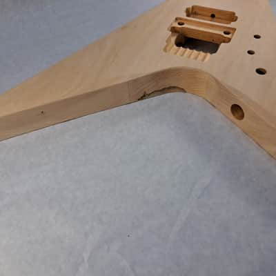 Unfinished Basswood HxH Proline V body trem fits Ibanez (tm) RG and Jem Necks J2423 image 3