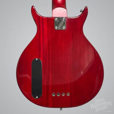 Washburn SB4R Scavenger '78 Electric Bass w/Gigbag. Trans Red image 2