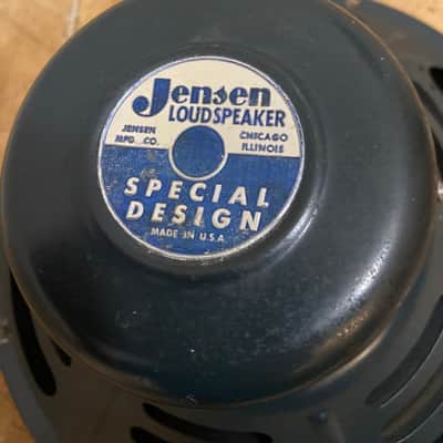 Jensen P12Q 1958 Teal color for Fender Tweed Deluxe Amp image 8