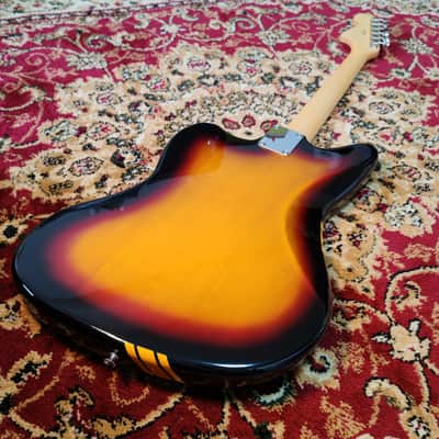 *NEW IN BOX* 2025 Fender Japan Limited Edition Traditional Collection, 60's Jaguar Competition 3-Color Sunburst / Aged Natural, MIJ JD25 image 15