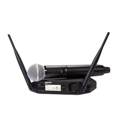 Shure GLXD24+/SM58-RST-02 Dual Band Vocal System with SM58 Microphone and GLXD4+ Receiver image 1