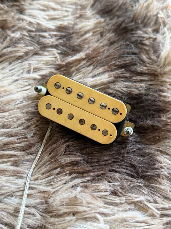 1980s DiMarzio PAF Vintage Bridge Humbucker Pickup - Cream image 1