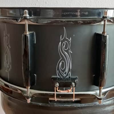 13x6.5 Pearl Joey Jordison Signature snare drum, Slipknot logos image 4