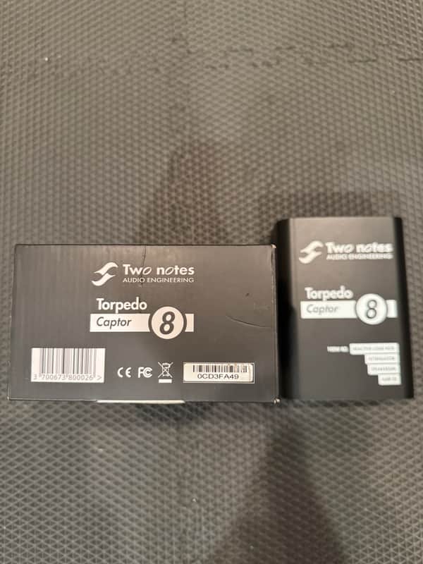 Two Notes Torpedo Captor Loadbox/Attenuator/DI - 8 Ohm 2010s - Black image 1