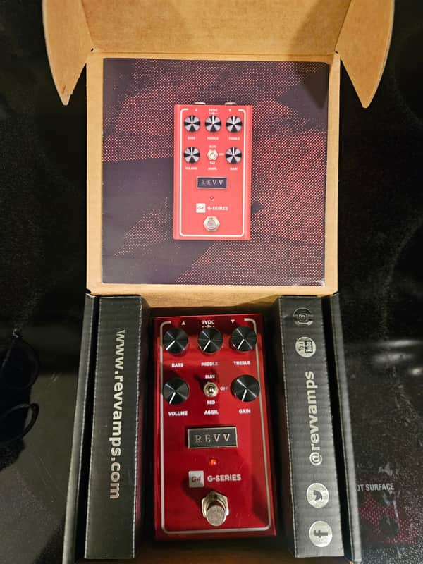 REVV G4 Distortion V2 2025 - Present - Red image 1