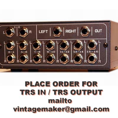 16 Channel Input Analog Summing Mixer for DAW - Synth - Drum Machine - Stereo Balanced - Customize Your Studio Mixer - New! image 6