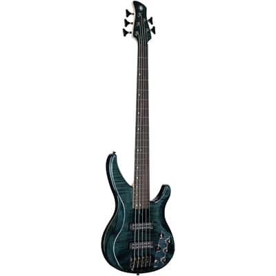 Yamaha TRBX605FM Electric Bass, 5-String, Indigo Blue image 7