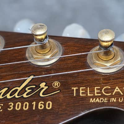 1983 Fender Telecaster Walnut Elite Gold RARE Flagship Top Model American Vintage 80s USA Electric Guitar Walnut Neck Original Hang Tag Manual image 11