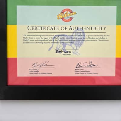 Gibson Custom Shop Bob Marley Signature Les Paul Special 2002, 1 of 200 image 3