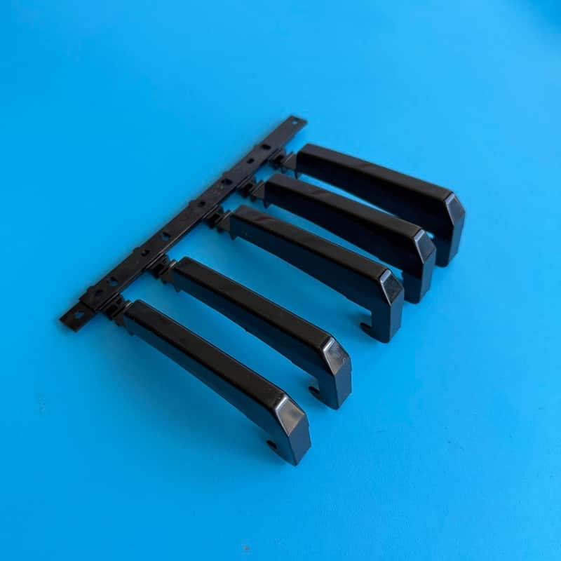 YAMAHA PSR-240 PSR-270 PSR-500 Keyboard Part: Black Keys 5-Key Set image 1