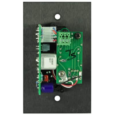 Whirlwind MIP3B Media Input Plate (XLR/Mini/Dual RCA - Black) image 2