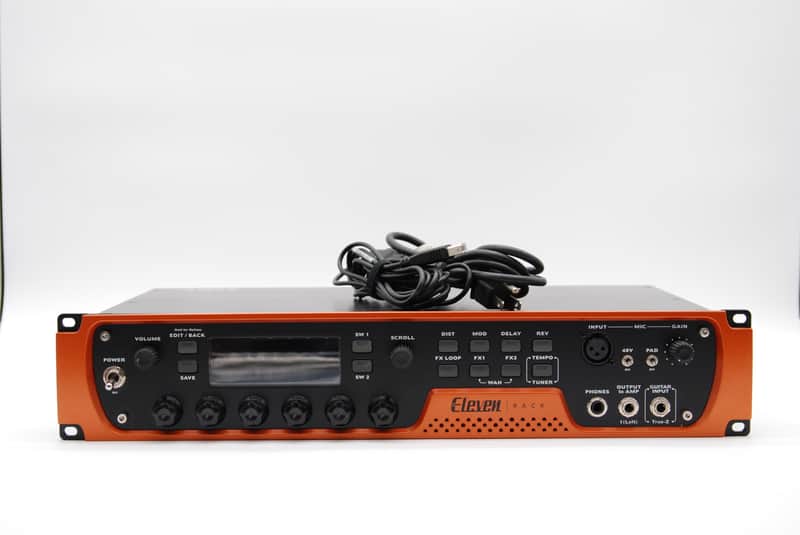 Avid Eleven Rack Guitar Multi-Effects Processor and Pro Tools Interface 2010 - 2017 - Orange image 1