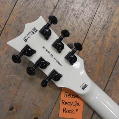 ESP LTD EC-401 with Pau Ferro Fretboard 2018 - Present - Olympic White image 6