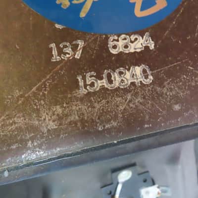 FENDER 1968 SPECIAL DESIGN 15" ALNICO SPEAKER CTS BLUE LABEL SHOWMAN BASSMAN ORIGINAL! #1 image 10
