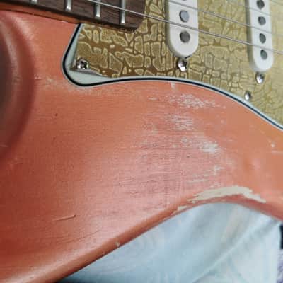 Gabe partscaster Stratocaster 2010 - Copper gold heavy relic image 11