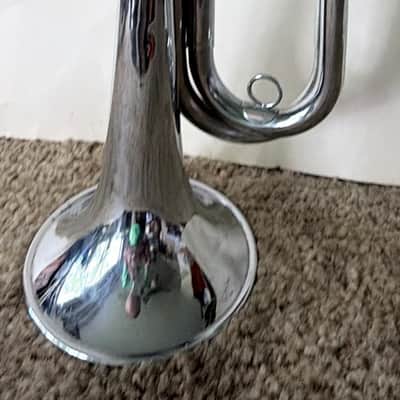 Rexcraft Official Bugle, Boy Scouts of America 1950's (?) - Nickel Plated image 2