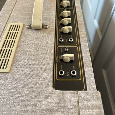 Vox AC15HW1X Hand-Wired 2-Channel 15-Watt 1x12" Blue Alnico Guitar Combo 2010 - 2019 - Fawn image 4