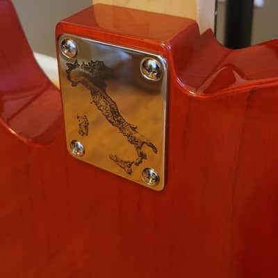 Italian motif T-style guitar 2020 image 13