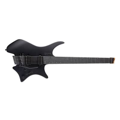 Strandberg Boden Metal NX 6 Tremolo Headless Multi-Scale Guitar w/ Gig Bag - Black Granite image 4