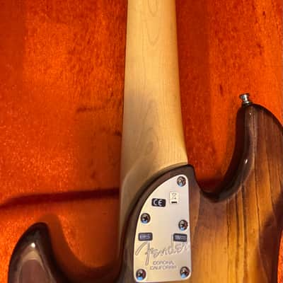 Fender American Deluxe Dimension Bass V 2014 - 2016 - Violin Burst image 14