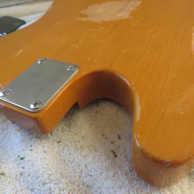 Telecaster style loaded body with tremlo Tele Tremlo loaded body unknown - butterscotch image 9