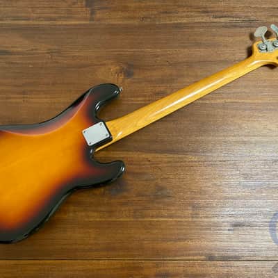 Fender Precision Bass, ‘62, LEFT HAND, 3 Tone Sunburst, 1991 image 4
