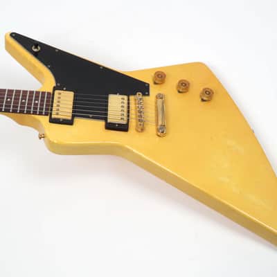 1983 Gibson Explorer Korina Heritage Series - Rare Original Ivory White Finish! - Shaw Pickups - Original Case image 5