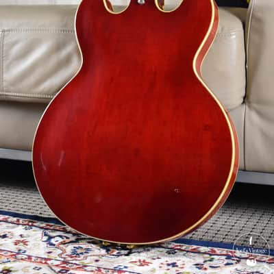 Gibson ES-355TDSV with Sideways Vibrola 1962 - Cherry image 5