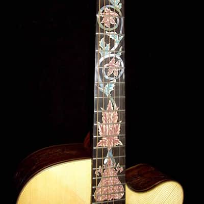 Blueberry Handmade Acoustic Guitar Dreadnought Taurus (Zodiac) built to order image 3