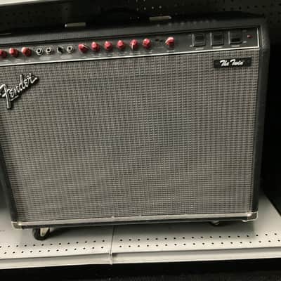 Fender The Twin 2-Channel 100-Watt 2x12" Guitar Combo 1987 - 1994 - Black image 1